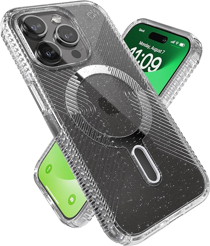 Foto 1 | Speck Funda Para Iphone 15 Pro - Enclavamiento Antideslizante Clicklock, Diseñada Para Magsafe, transparente