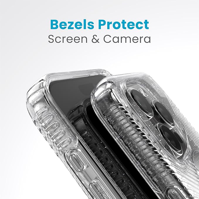 Foto 2 | Speck Funda Para Iphone 15 Pro - Enclavamiento Antideslizante Clicklock, Diseñada Para Magsafe, transparente