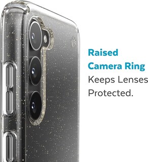 Foto 3 | Speck Products Presidio Perfect Clear Glitter Funda Para Samsung Galaxy S23+, Transparente/transparente Con Purpurin