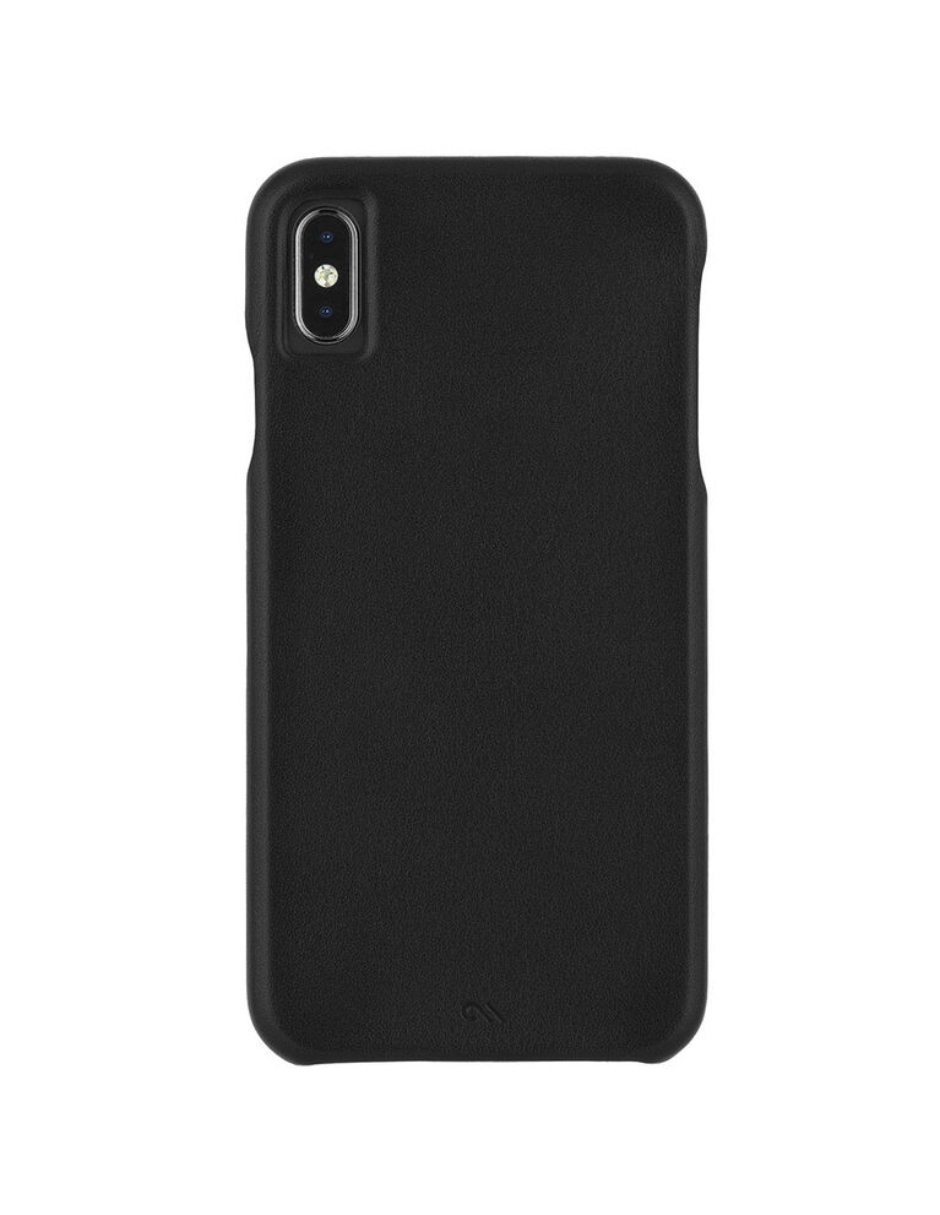 Funda Case-mate Cuero Barely There Para IPhone Xs Max - Negro