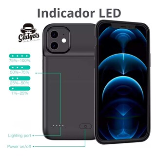 Foto 3 | Funda Cargadora Powerbank 7000 Mah para iPhone 15 Pro Max