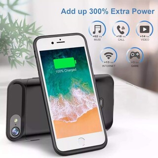 Foto 6 | Funda Cargadora Powerbank 7000 Mah para iPhone 15 Pro Max