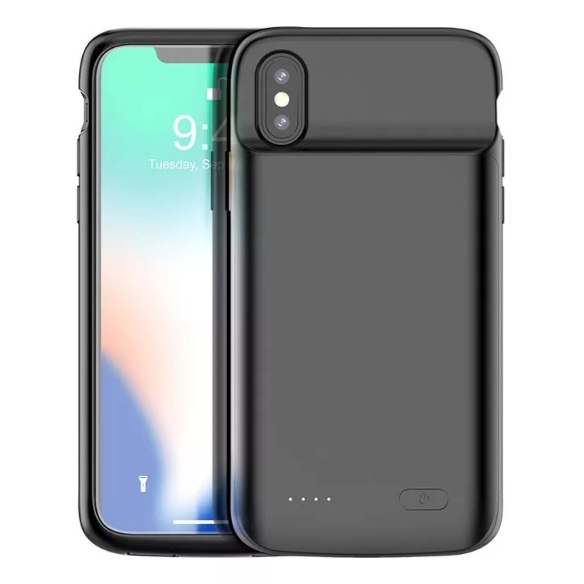 Foto 2 pulgar | Funda Cargador Powerbank 6500 Mah para iPhone Xs Max Protección 2 en 1