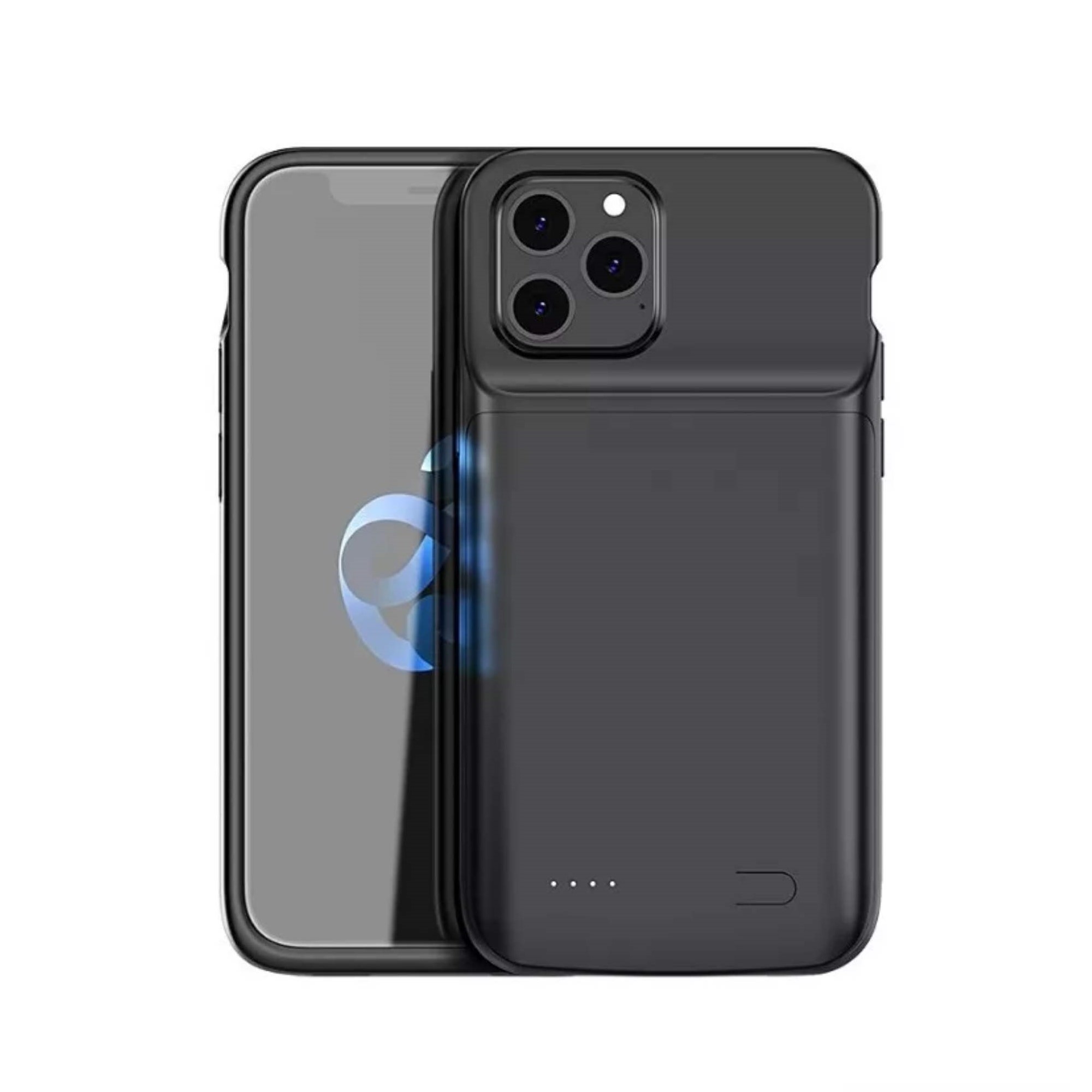 Funda Cargadora Powerbank 6500 Mah Mr. Gadgets Negra para iPhone 11 Pro Max Protección