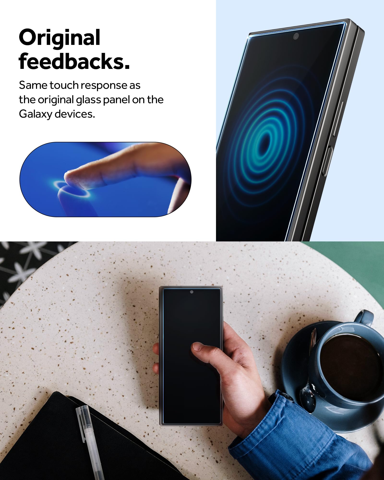 Foto 7 pulgar | Protector De Pantalla Caseology Snap Fit Para Samsung Galaxy Z Fold 6 - Venta Internacional.