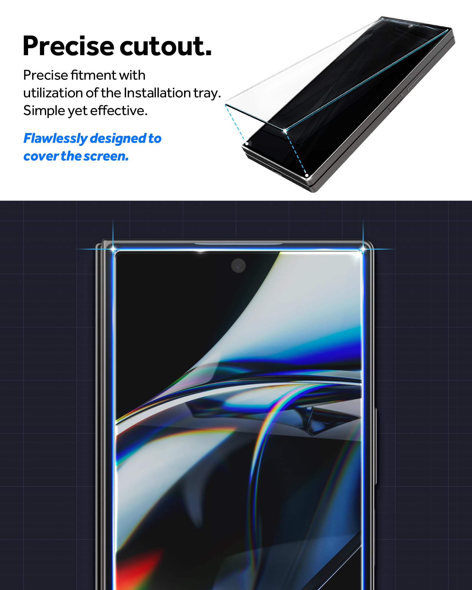 Foto 8 pulgar | Protector De Pantalla Caseology Snap Fit Para Samsung Galaxy Z Fold 6 - Venta Internacional.