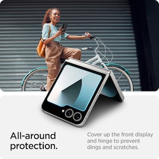 Foto 4 | Protector De Pantalla Spigen Glastr Ez Fit Galaxy Z Flip 6, Paquete De 2 - Venta Internacional.