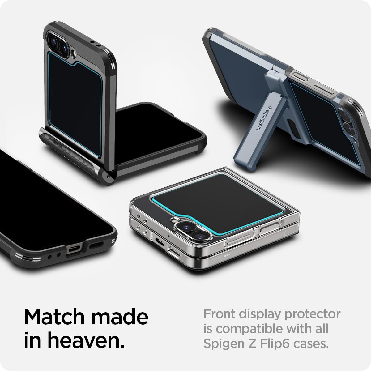 Foto 7 pulgar | Protector De Pantalla Spigen Glastr Ez Fit Galaxy Z Flip 6, Paquete De 2 - Venta Internacional.