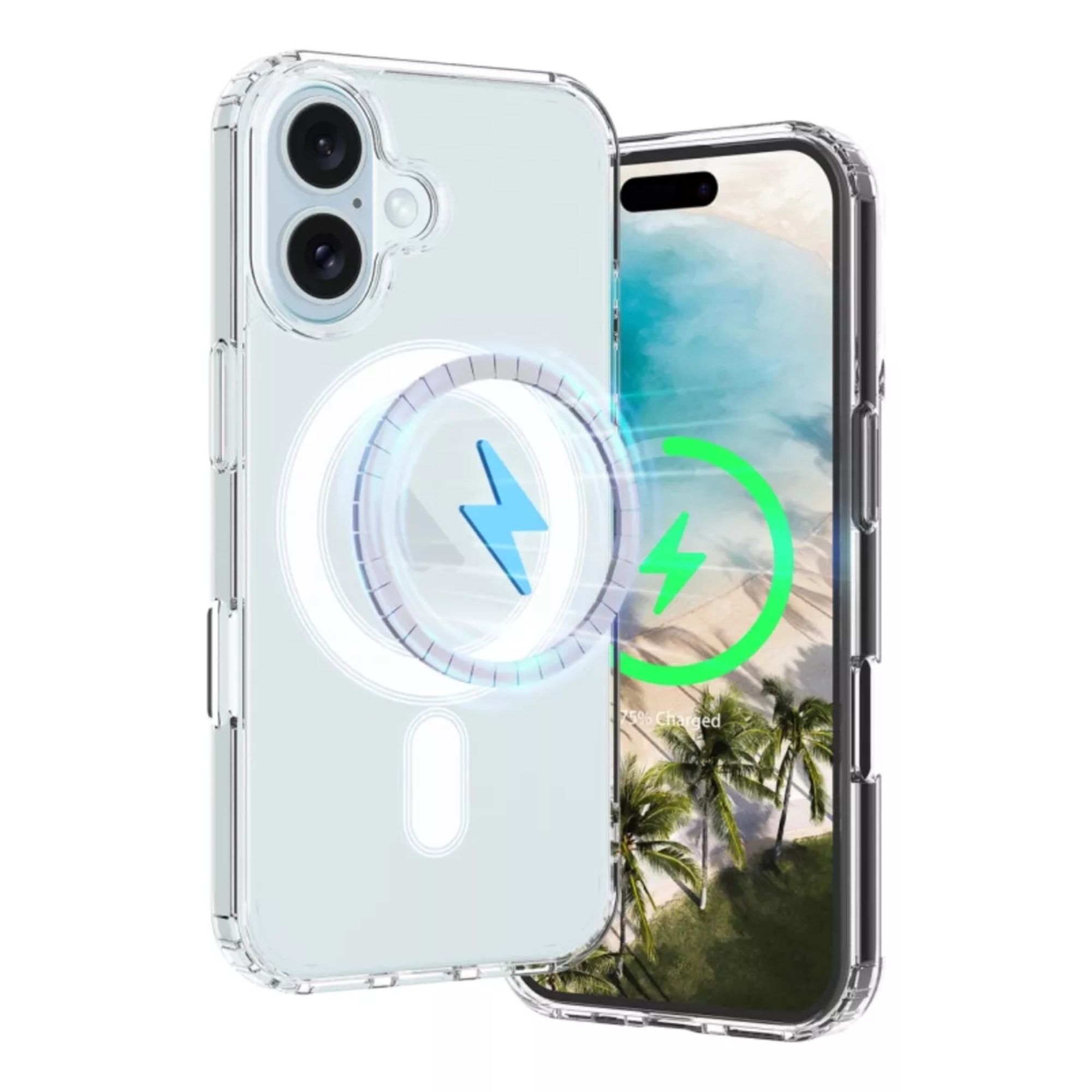 Foto 7 pulgar | Funda Transparente Clear Case Color Para Iphone 16 Plus / Transparente