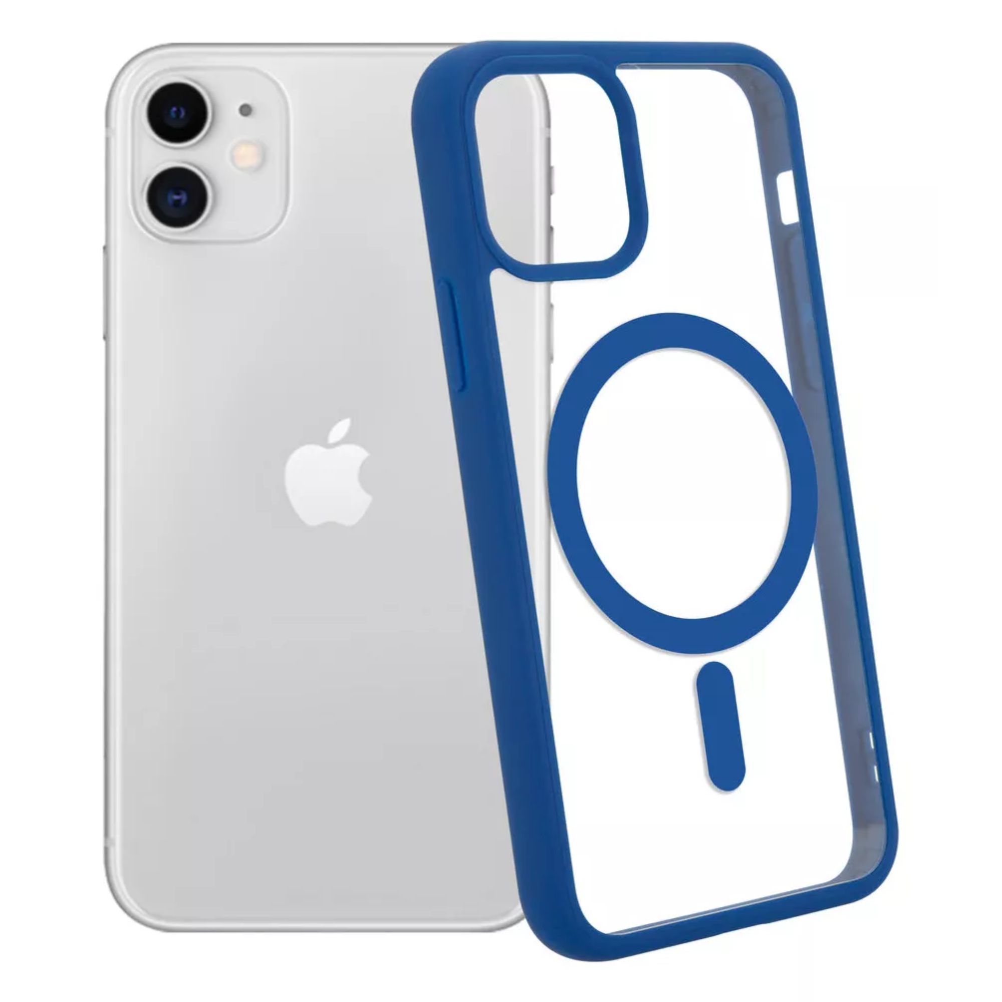 Foto 3 pulgar | Funda Transparente Clear Case Color Para Iphone 16 Plus / Azul Navy