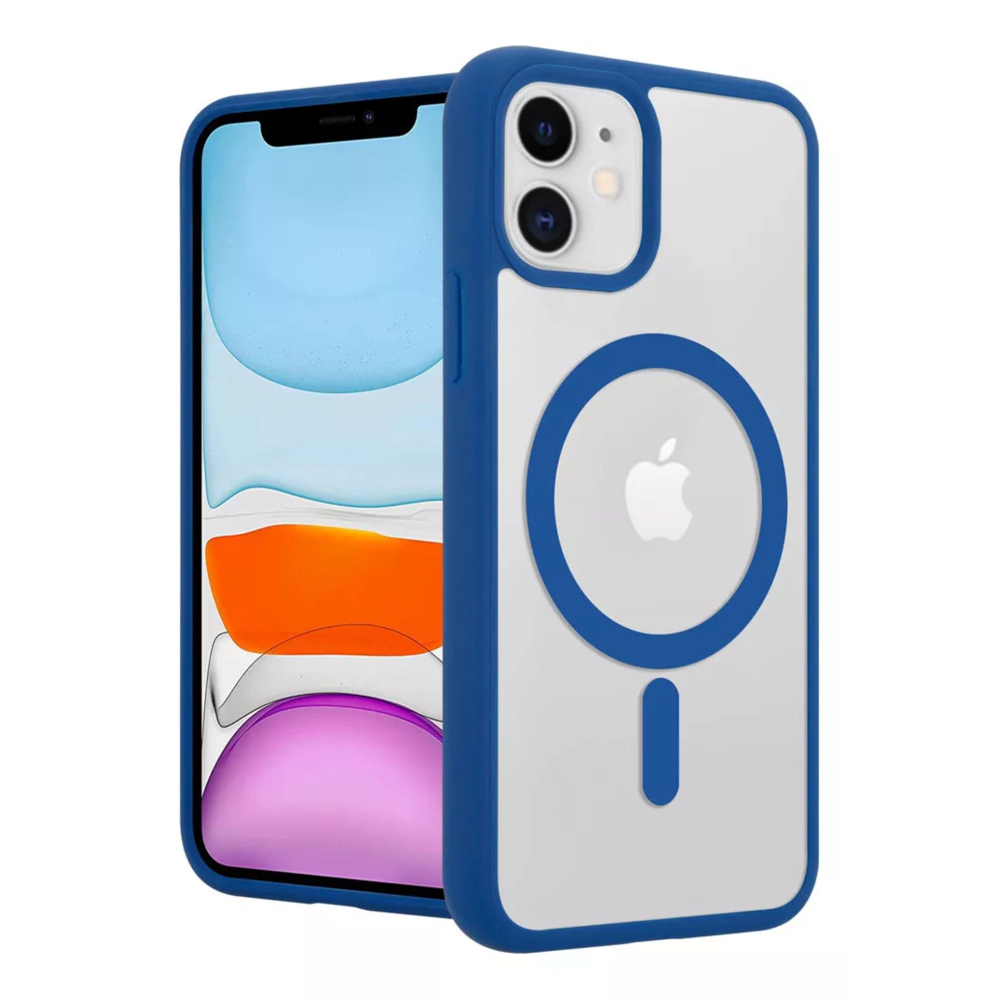 Foto 7 pulgar | Funda Transparente Clear Case Color Para Iphone 16 Plus / Azul Navy