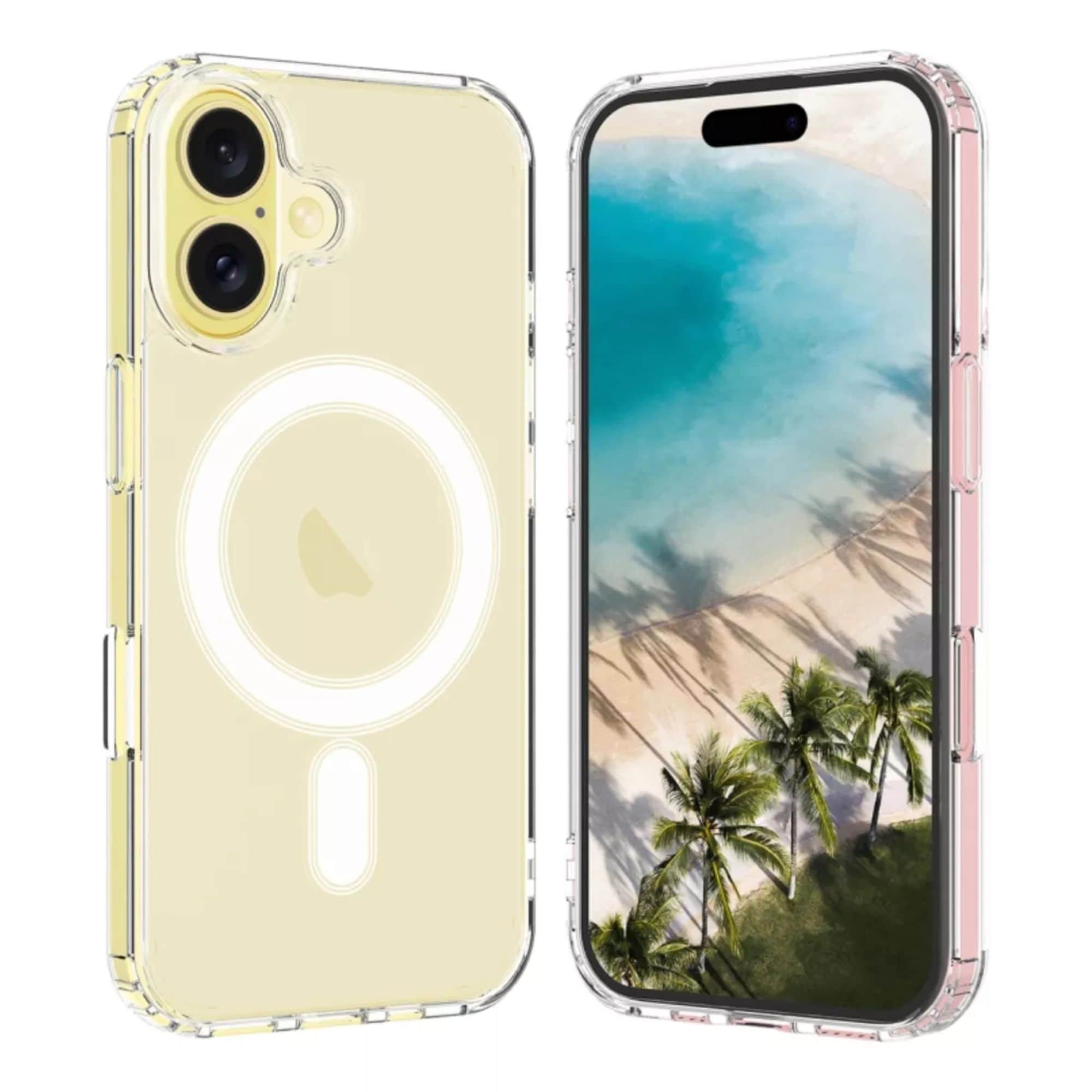 Funda Transparente Clear Case Color Para Iphone 16 Pro Max / Transparente $149