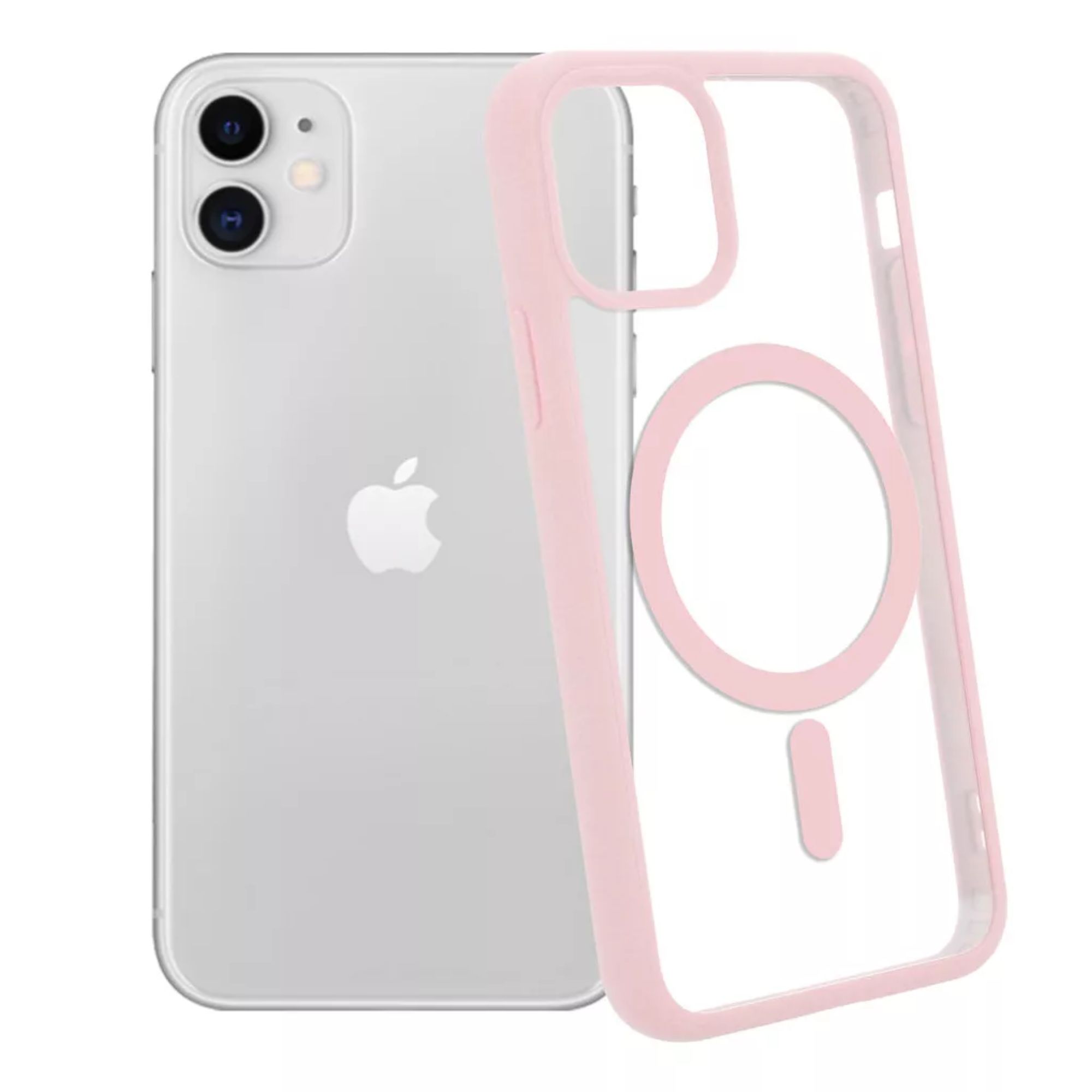 Foto 3 pulgar | Funda Transparente Clear Case Color Para Iphone 16 / Rosa