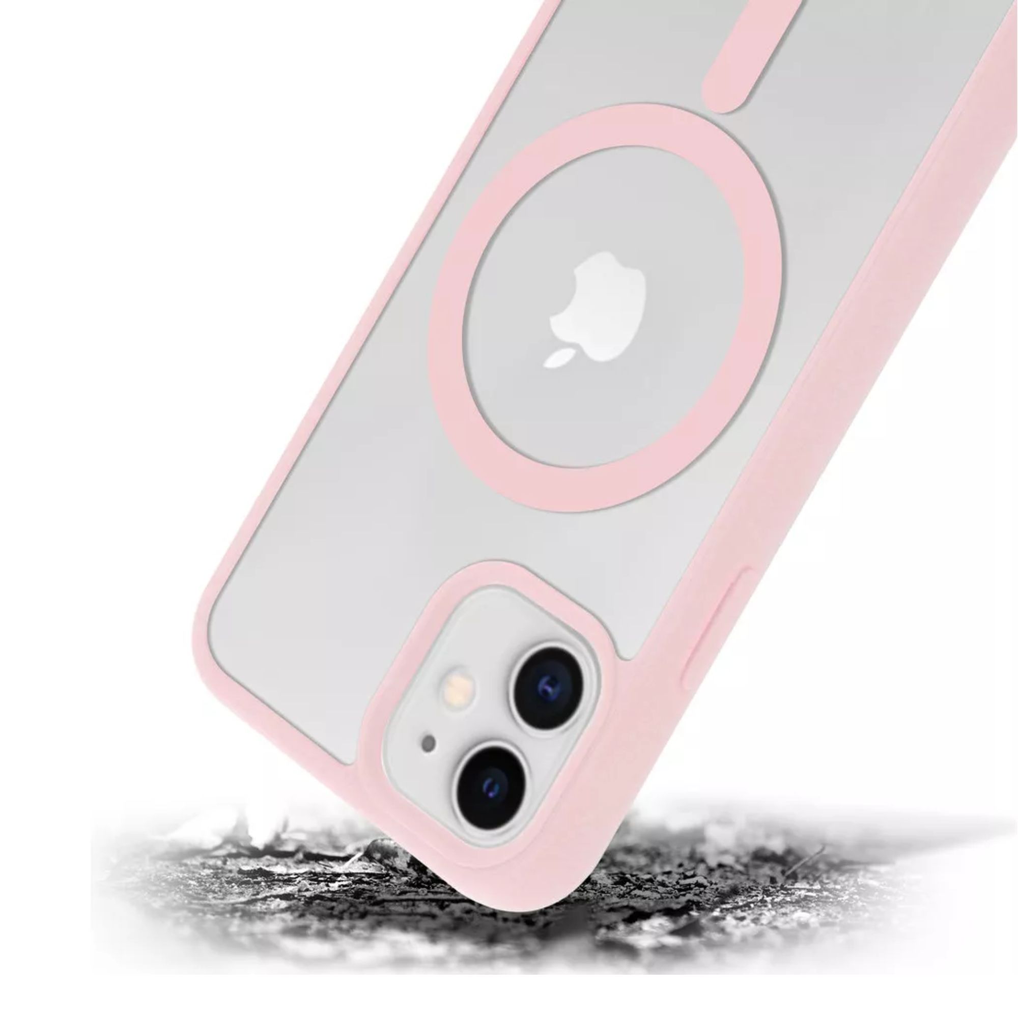 Foto 7 pulgar | Funda Transparente Clear Case Color Para Iphone 16 / Rosa