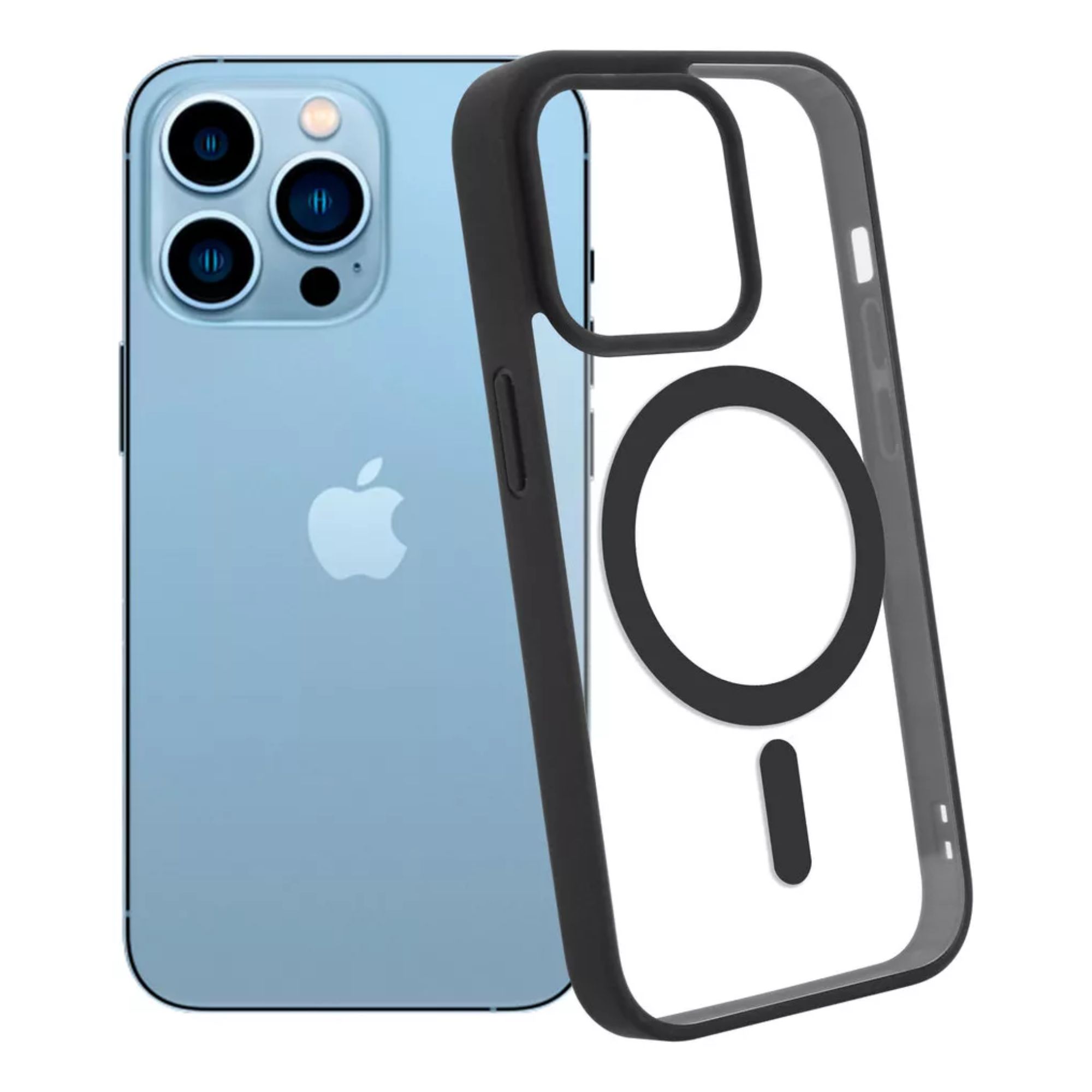 Foto 4 pulgar | Funda Transparente Clear Case Color Para Iphone 16 Pro Max / Negro