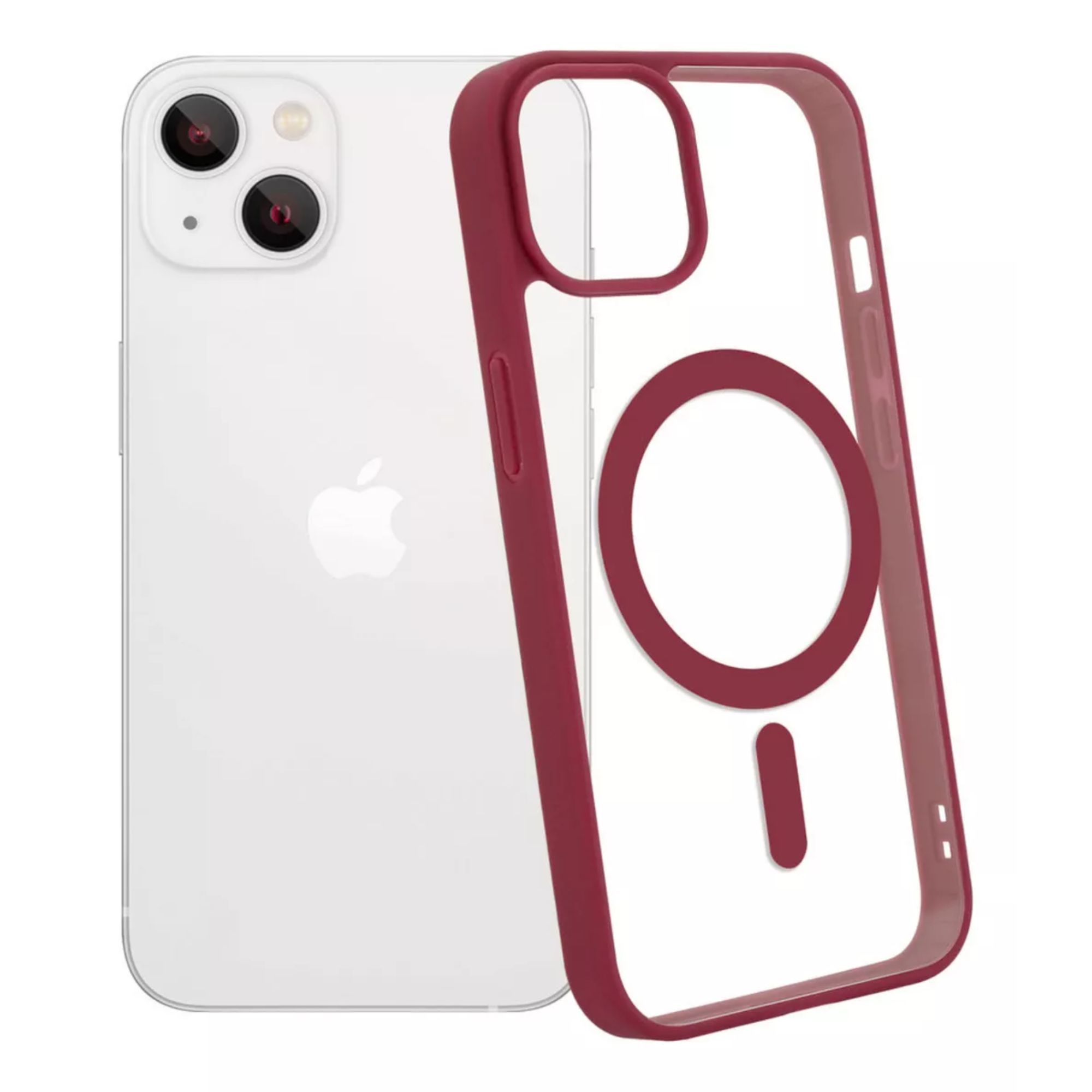 Foto 5 pulgar | Funda Transparente Clear Case Color Para Iphone 16 / Vino