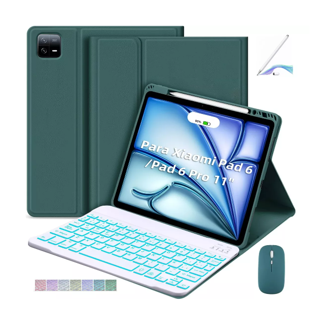Foto 4 | Funda Con Teclado Mouse+ Lapiz Para Xiaomi Mi Pad 6