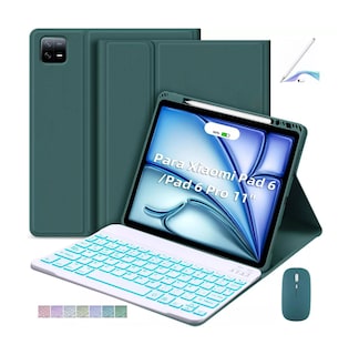 Foto 4 | Funda Con Teclado Mouse+ Lapiz Para Xiaomi Mi Pad 6