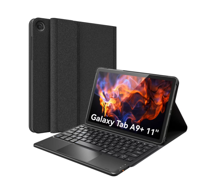 Funda Con Teclado Táctil Chesona Para Galaxy A9+ Plus 11 Ñ