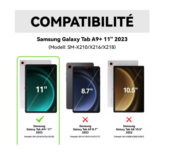 Foto 3 pulgar | Funda Con Teclado Táctil Chesona Para Galaxy A9+ Plus 11 Ñ