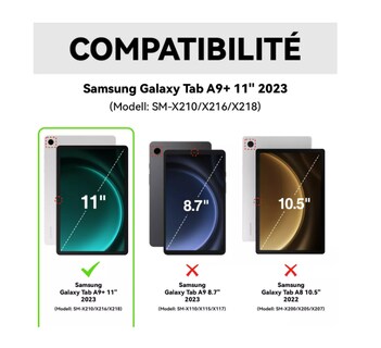 Foto 2 | Funda Con Teclado Táctil Chesona Para Galaxy A9+ Plus 11 Ñ