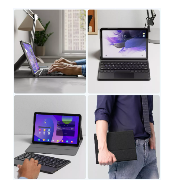 Foto 4 | Funda Con Teclado Táctil Chesona Para Galaxy A9+ Plus 11 Ñ