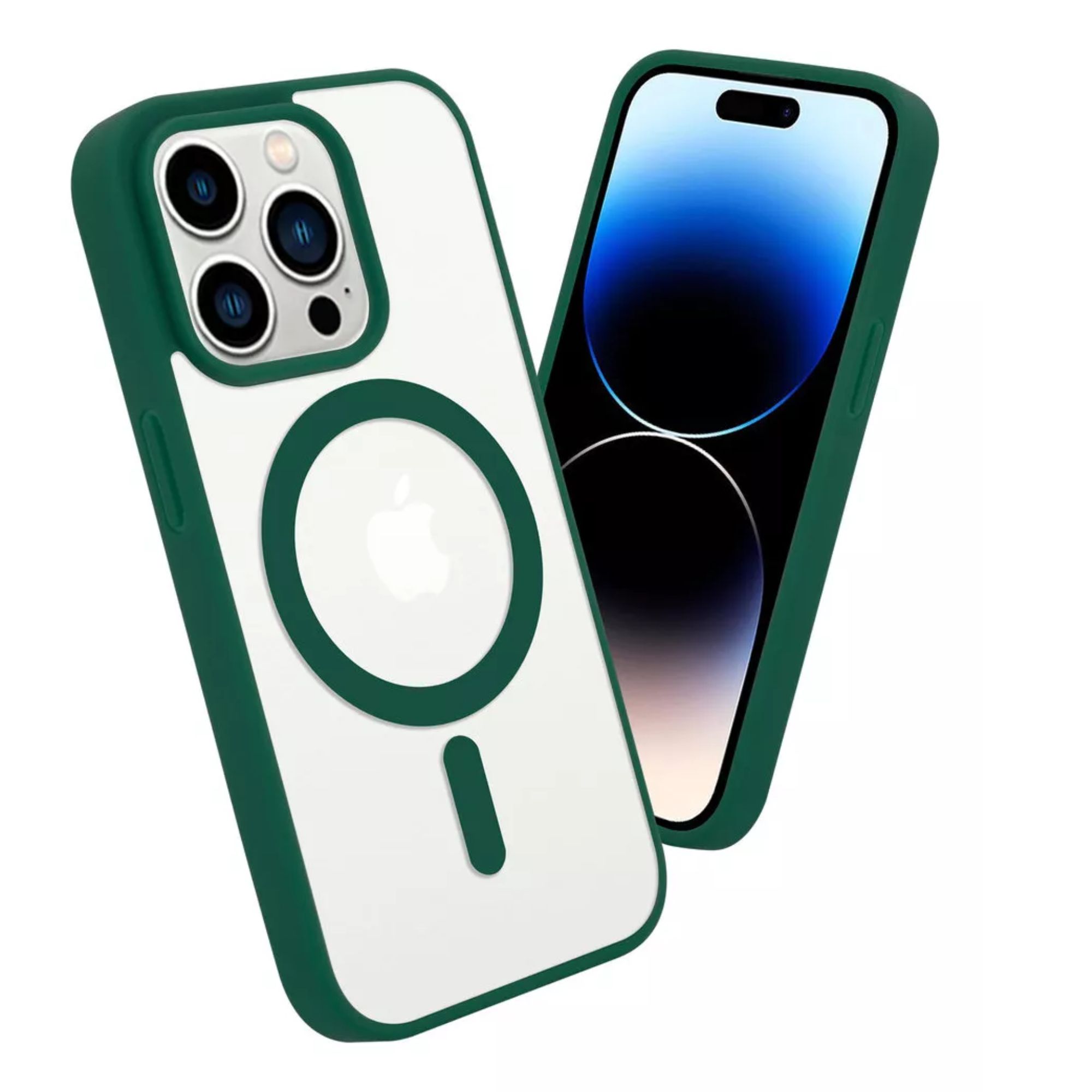 Foto 2 pulgar | Funda Transparente Clear Case Color Para Iphone 16 Plus / Verde