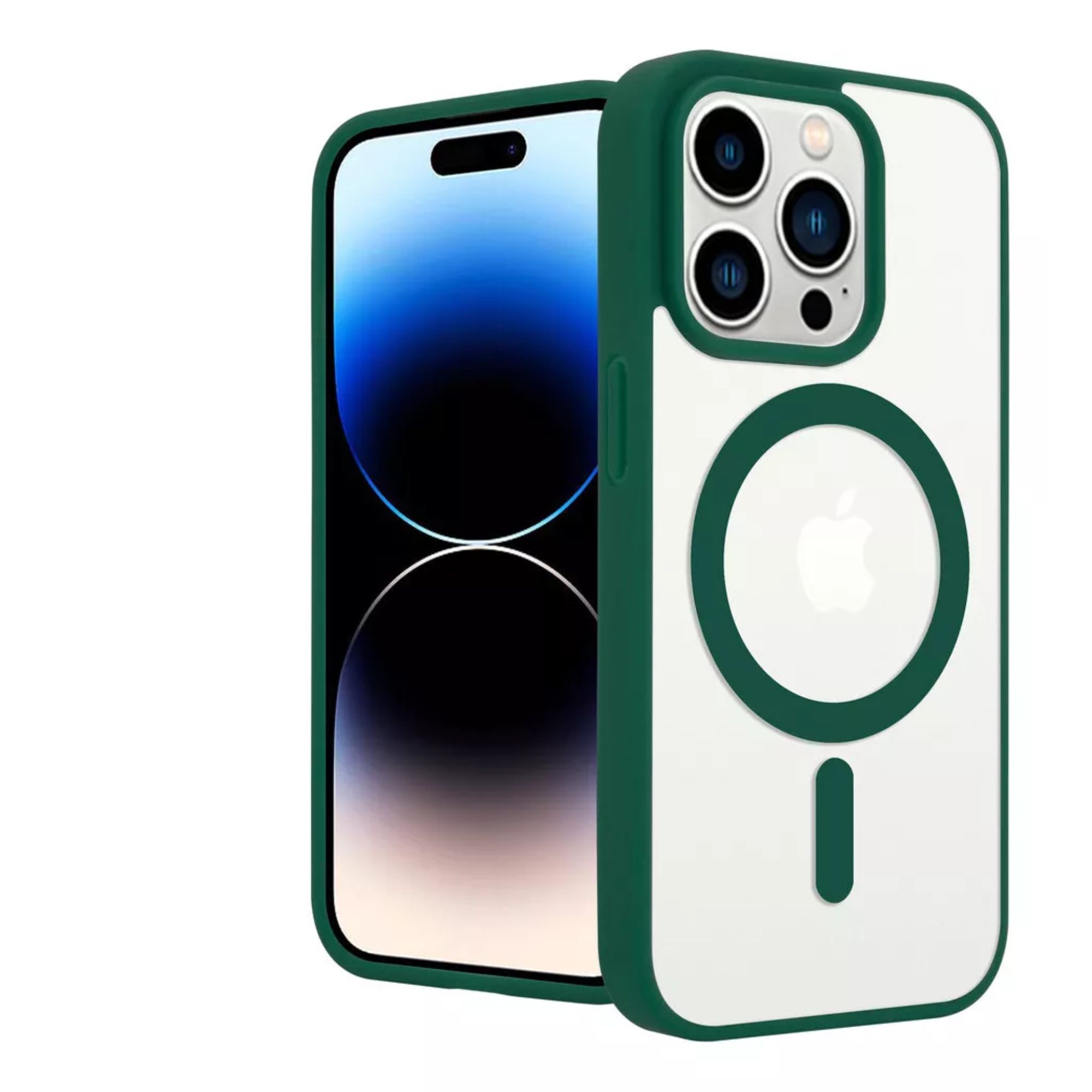 Foto 4 pulgar | Funda Transparente Clear Case Color Para Iphone 16 Plus / Verde