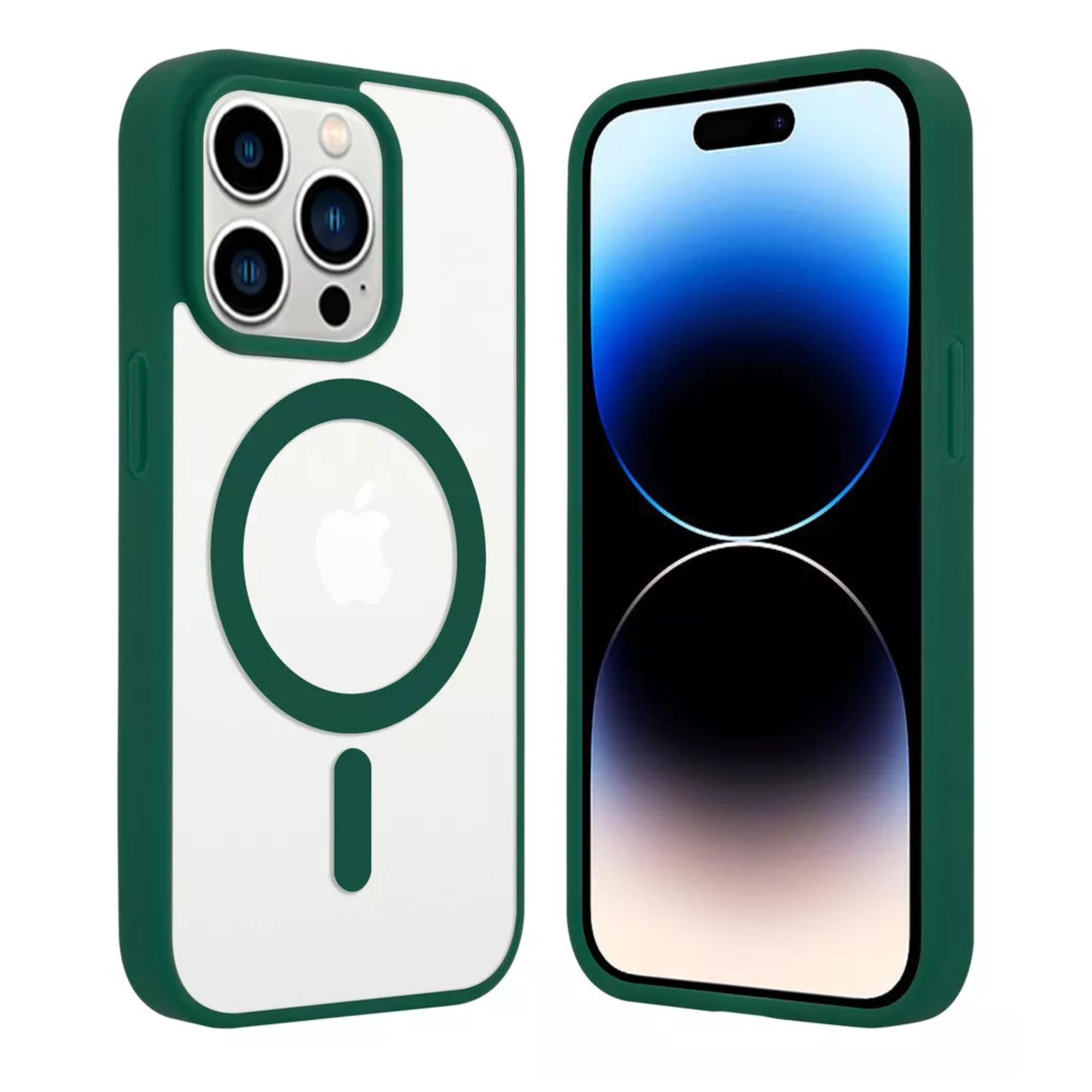 Foto 5 pulgar | Funda Transparente Clear Case Color Para Iphone 16 Plus / Verde