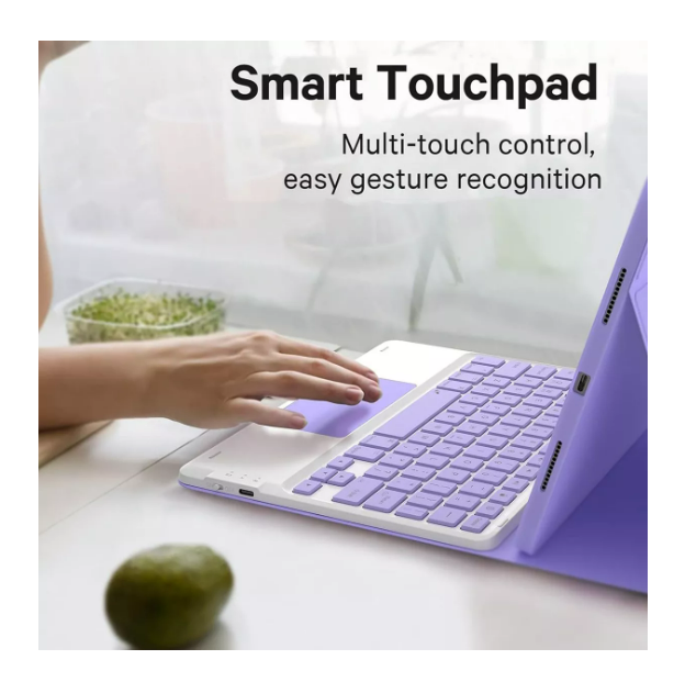 Foto 4 | Funda Con Teclado Mouse+lapiz Para Xiaomi Pad 6/6 Pro 11'' Ñ