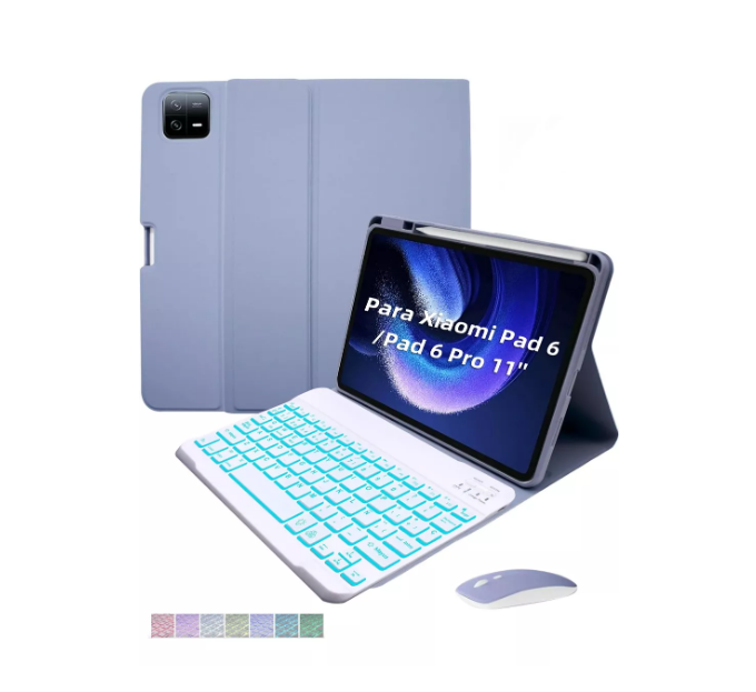 Foto 1 | Funda Con Teclado Mouse+ Lapiz Para Xiaomi Mi Pad 6