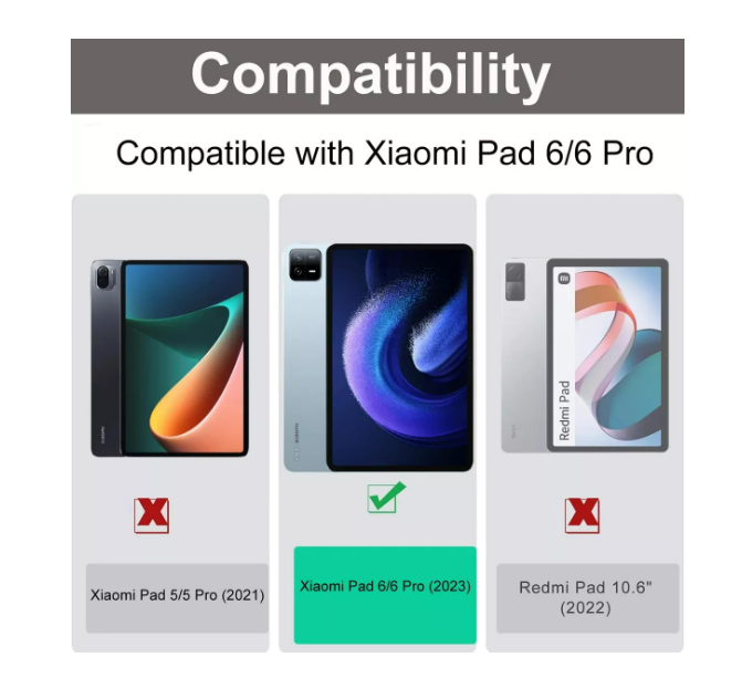 Foto 3 pulgar | Funda Con Teclado Mouse+ Lapiz Para Xiaomi Mi Pad 6