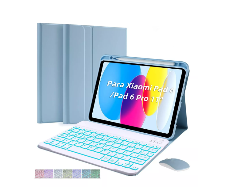 Foto 1 | Funda Con Teclado Mouse+ Lapiz Para Xiaomi Mi Pad 6