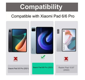 Foto 2 | Funda Con Teclado Mouse+ Lapiz Para Xiaomi Mi Pad 6
