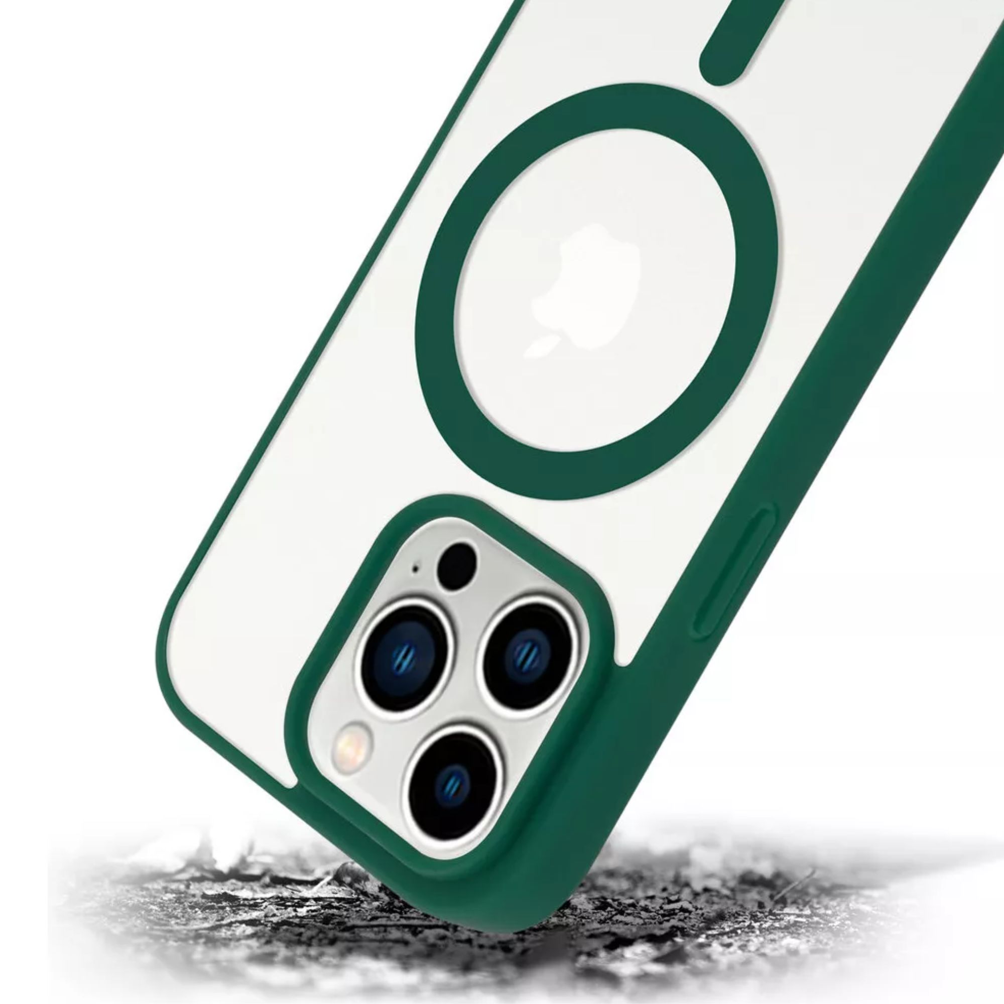 Foto 3 pulgar | Funda Transparente Clear Case Color Para Iphone 16 Pro Max / Verde