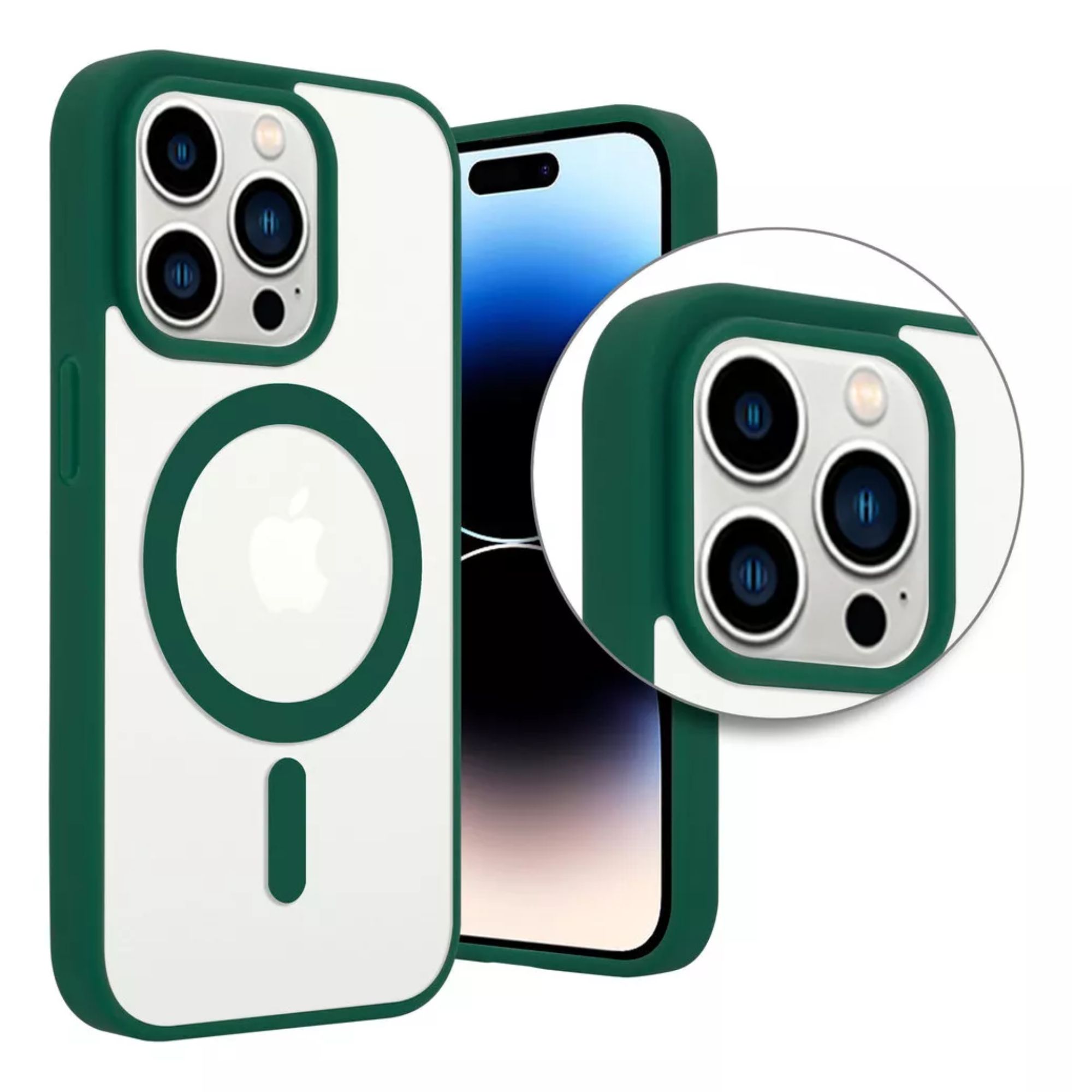 Foto 6 pulgar | Funda Transparente Clear Case Color Para Iphone 16 Pro Max / Verde
