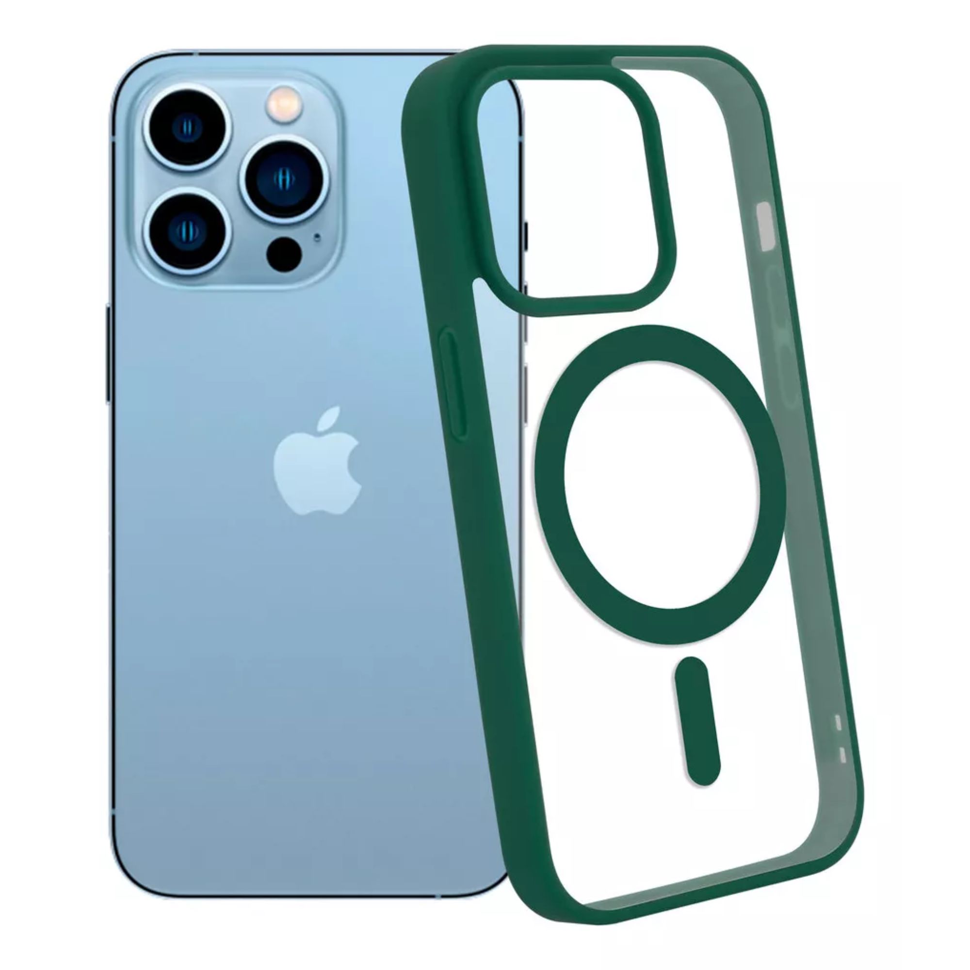 Foto 7 pulgar | Funda Transparente Clear Case Color Para Iphone 16 Pro Max / Verde