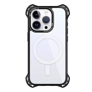 Foto 1 | Funda Transparente Uso Rudo Ultra Bounce Para Iphone 13 Pro Max Transparente Negro Magsafe