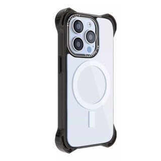 Foto 2 | Funda Transparente Uso Rudo Ultra Bounce Para Iphone 13 Pro Max Transparente Negro Magsafe