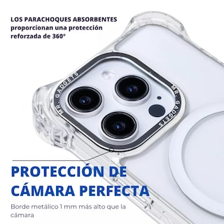 Foto 5 | Funda Transparente Uso Rudo Ultra Bounce Para Iphone 13 Pro Transparente Magsafe
