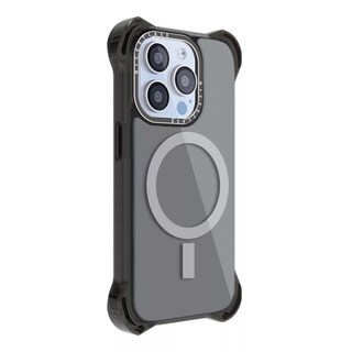 Foto 3 | Funda Transparente Uso Rudo Ultra Bounce Para Iphone 13 Pro Max Negro Magsafe