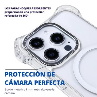 Foto 5 | Funda Transparente Uso Rudo Ultra Bounce Para Iphone 14 Pro Transparente
