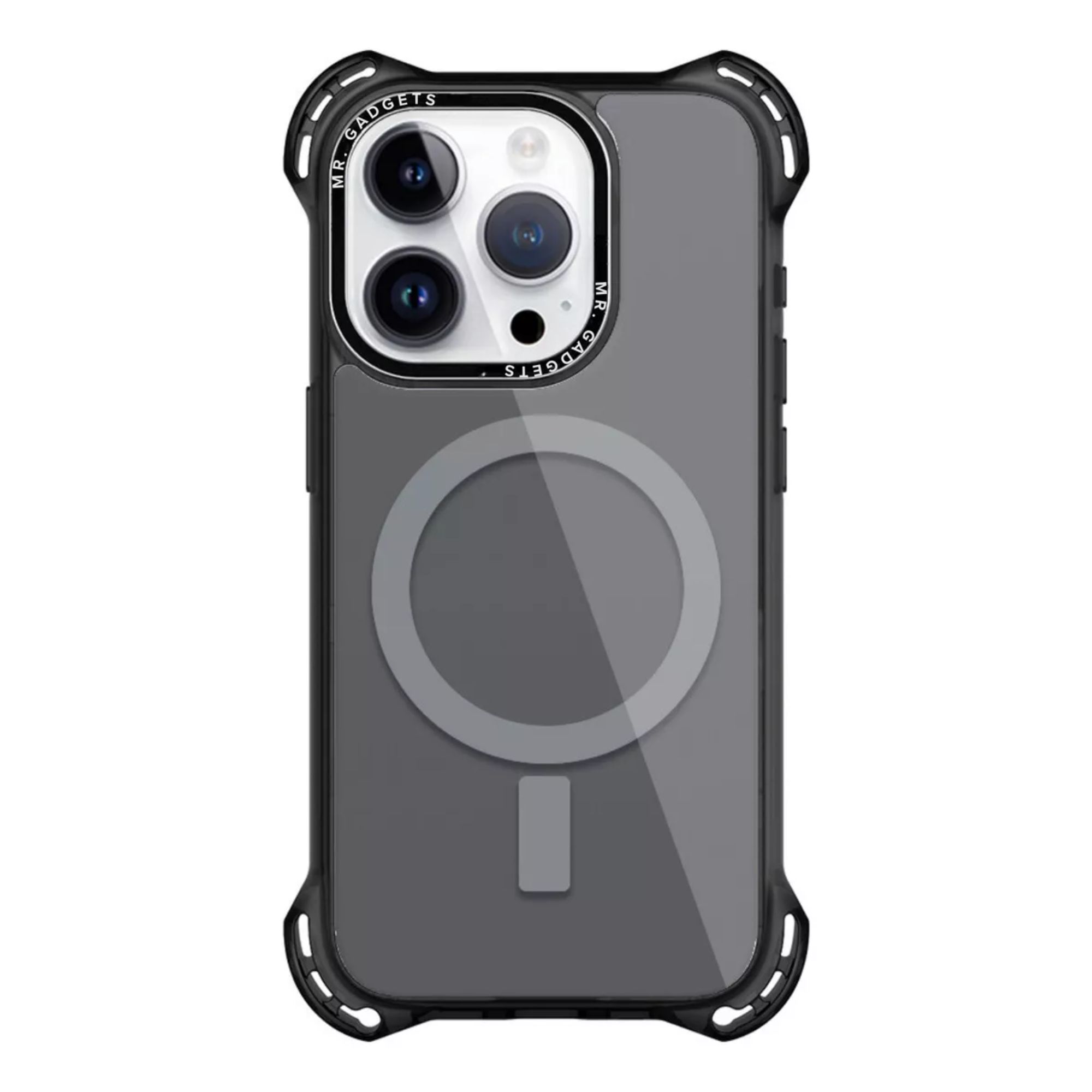 Foto 2 pulgar | Funda Transparente Uso Rudo Ultra Bounce Para Iphone 14 Pro Max Color Negro