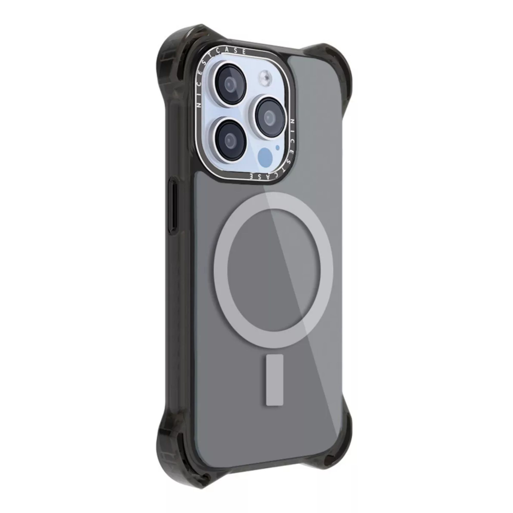 Foto 4 pulgar | Funda Transparente Uso Rudo Ultra Bounce Para Iphone 14 Pro Max Color Negro