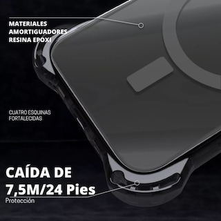 Foto 5 | Funda Transparente Uso Rudo Ultra Bounce Para Iphone 14 Pro Max Color Negro