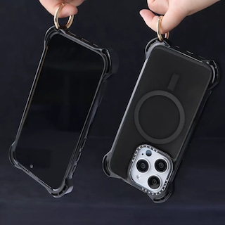 Foto 7 | Funda Transparente Uso Rudo Ultra Bounce Para Iphone 15 Color Negro Magsafe