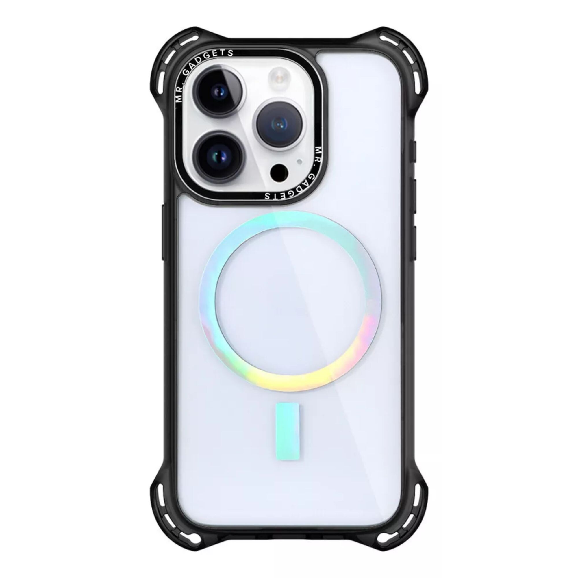 Funda Case Uso Rudo Ultra Bounce Epoxi Para Iphone 15 Pro Max Tornasol Magsafe $305