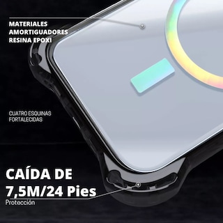 Foto 3 | Funda Ultra Bounce Epoxi para iPhone 14 Pro Max Tornasol