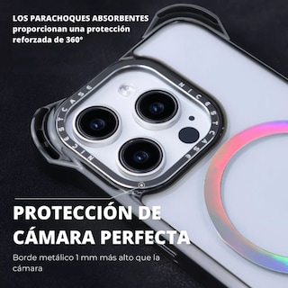 Foto 4 | Funda Ultra Bounce Epoxi para iPhone 14 Pro Max Tornasol