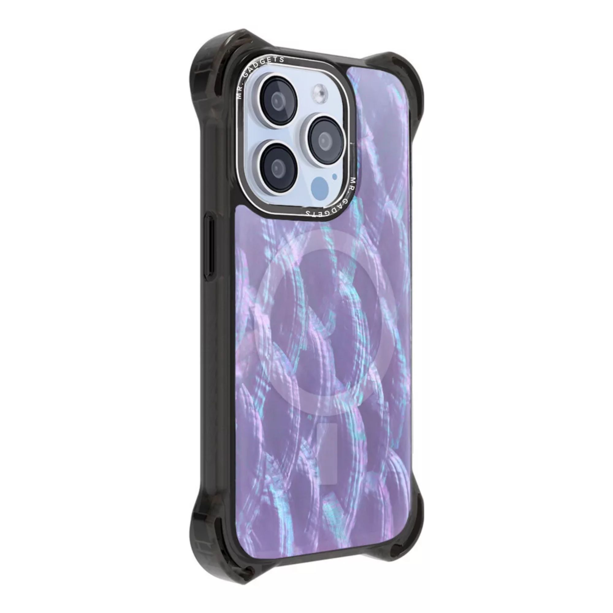 Foto 2 | Funda Uso Rudo Ultra Bounce Concha Nacar Para Iphone 13 Pro Max Concha Morada